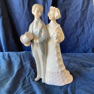 Lladro Retired Wedding Bride and Groom